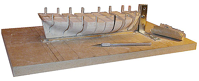 Styrbord side, ferdig formet