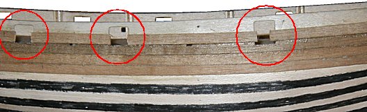 Kanonporter_planket Før trimming av kanonportens sider