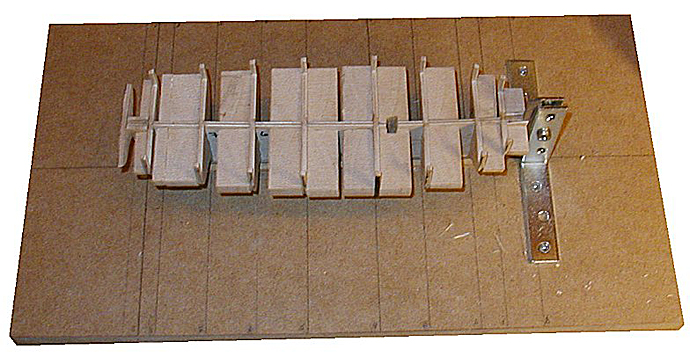 Oppblokket skrog, før forming av blokkene